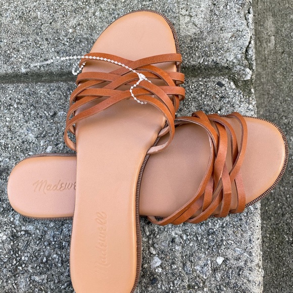 Women’s Madewell brown strap sandal, size 6 NEW - Picture 2 of 6